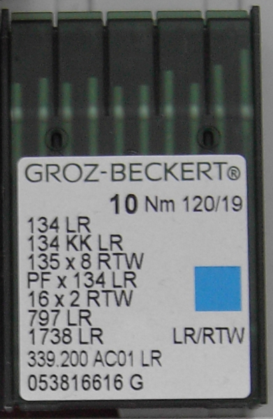 Rundkolbennadeln 134, 797, 135x5 Leder No 120, Nähmaschinennadeln  