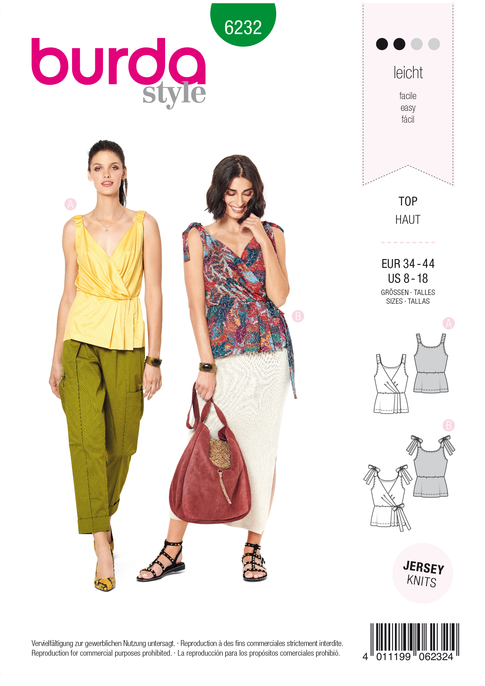 Burda Schnittmuster Top